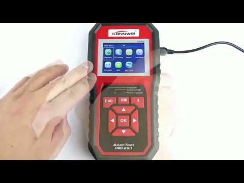 KONNWEI KW850 OBDII / CAN Car Auto Diagnostic Scan Tools  Auto Scan Adapter Scan Tool  Supports 8 Languages and 6 Protocols (Can Also Detect Battery and Voltage, Only Detect 12V Gasoline Car) - YouTube Video