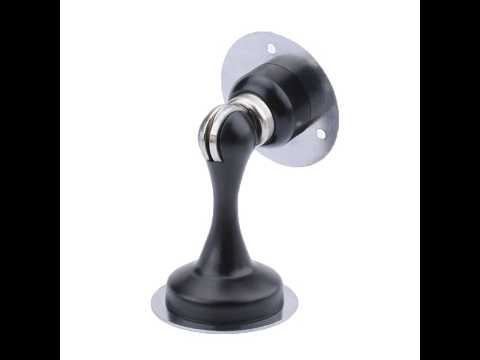 Punch-Free Stainless Steel Thickened Strong Magnetic Door Stopper(Brushed Steel) - YouTube Video