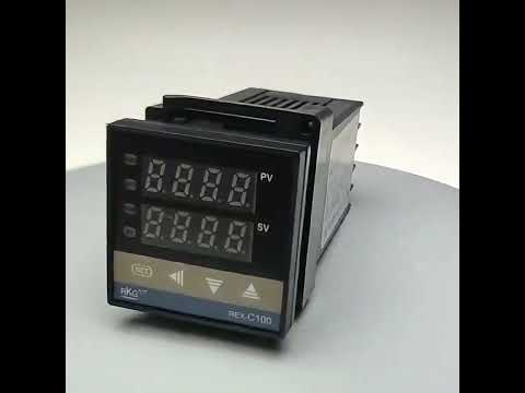 REX-C100 Thermostat + Thermocouple + SSR-100 DA Solid State Module Intelligent Temperature Control Kit - YouTube Video