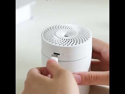 WT31 Car Ambient Light Humidifier USB Household Silent Air Atomizer(White) - YouTube Video