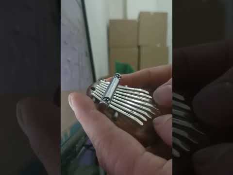 8-Note Thumb Piano Mini Carimba Instrument(Peach Core) - YouTube Video