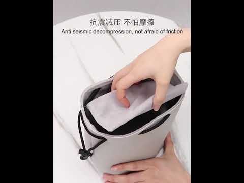 Baona Camera Bag Lens Drawstring Pouch, Size: Small(Black) - YouTube Video