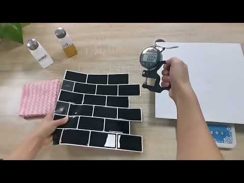 Waterproof and Oilproof 3D Wall Sticker(YJC0071Y) - YouTube Video