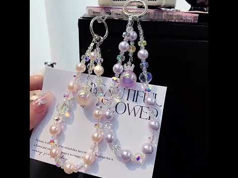 Small Crown Tassel Phone Chain(Pink) - YouTube Video