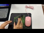 MKESPN SXS-838 Type-C Interface RGB Hollow Wired Mouse(Black) - YouTube Video