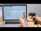 QR Code Scanner Mobile Phone Screen Supermarket Cashier Scanner, Model: M930 - YouTube Video