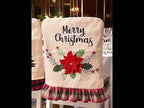 Christmas Decoration Seat Cover Linen Handicraft Household Seat Cover, Specification: Santa Slaus Car - YouTube Video