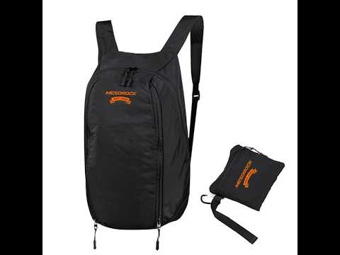 Foldable Waterproof Extra Large Motorcycle Helmet Backpack(Black) - YouTube Video