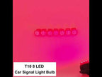 10 PCS T10 8 LED Car Signal Light Bulb(White Light) - YouTube Video