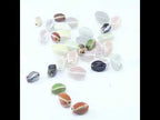 20 PCS/Pack Small Four Twisted Ceramic Beads Jewelry DIY Material, Size: 16x9.5mm Hole 2.5mm(Mixed Colors) - YouTube Video