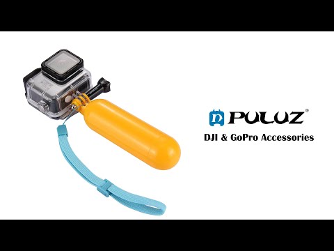PULUZ Floating Handle Bobber Hand Grip with Strap for GoPro, Insta360, DJI and Other Action Cameras - YouTube Video