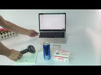 NETUM Barcode Scanner Supermarket  Retail Store QR Code Scanner, Spec: Wired Red Light - YouTube Video
