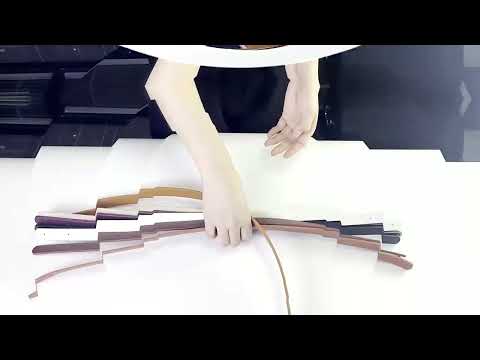 60cm Straight Rivet PU Crossbody Bag Strap Bag Accessories(Cream) - YouTube Video
