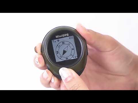 KH-12 Mini GPS Locator Outdoor Climbing Compass(65x52x21mm) - YouTube Video