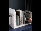 Simple Iron Bookshelf Student Desk Book Storage Rack(White) - YouTube Video