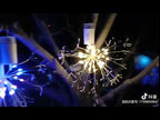 30cm Explosion Ball Fireworks Dimmable Copper Wire LED String Light, 150 LEDs Batteries Box LED Decorative Light with Remote Control(Colorful Light) - YouTube Video