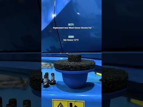 Car Wheel Hub Grinding Machine Set, Regular Version Blue - YouTube Video