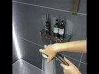 Adjustable Dua Use Overhead Handheld Pressurized Shower Head(Metal Gray) - YouTube Video
