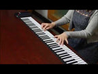 88 Key Thickened Version Learner Hand Roll Electronic Piano - YouTube Video