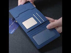 Solid Color Leather Horizontal Magnetic Wallet Card Bag Case(Brown) - YouTube Video
