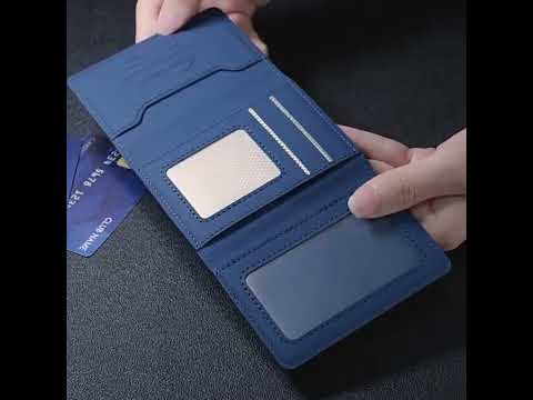 Solid Color Leather Horizontal Magnetic Wallet Card Bag Case(Brown) - YouTube Video
