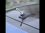 Car Solar Shark Fin With Antenna LED Warning Light, Specification: Silver - YouTube Video