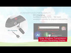 Solar Integrated License Plate Wireless Transmission Camera Reversing Display - YouTube Video