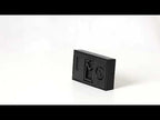 Lightweight Convenient Digital LCD Display Calendar Car Dashboard Electronic Digital Clock - YouTube Video