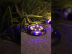 10 LEDs Solar Outdoor Garden Waterproof Buried Light - YouTube Video