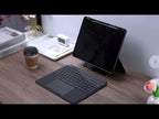 For iPad Air 13 2026 / 2025 / 2024 DUX DUCIS DK Series Korean Layout Backlit Bluetooth Keyboard Case(Black) - YouTube Video