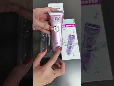HS-3001 Women Electric Lady Shaver Razor Haircut Epilator - YouTube Video