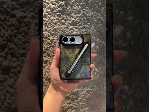 For iPhone Duo Retro Camouflage Texture Stylus Pen Holder Integrated Film Phone Case(Black) - YouTube Video