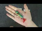 5 PCS Fish-Bait Road Sub-Bait Lead Fish With Single Hook And Three Anchor Hook Bait, Specification: 8cm 14g(Green) - YouTube Video