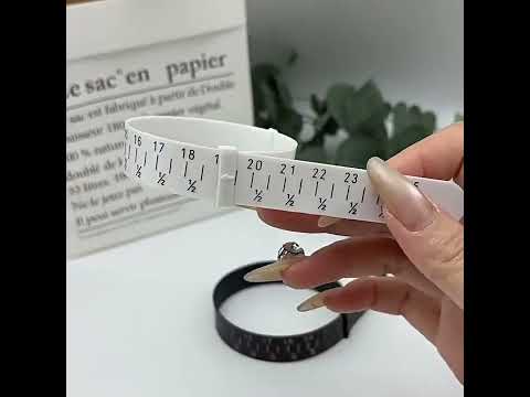 Bracelet Wrist Size Measuring Belt, Color: White CN 15-25 cm - YouTube Video