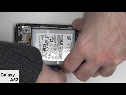 For Samsung Galaxy A52  Middle Frame Bezel Plate (Black) - YouTube Video