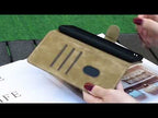 For iPhone 14 Pro Pen Heart Cat Embossed Leather Phone Case(Orange) - YouTube Video