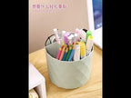 Desktop Rotating Pen Holder Large Capacity Stationery Storage Box Makeup Brush Storage Bucket(Green) - YouTube Video