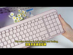 Logitech K251 Wireless Bluetooth Keyboard for Business Laptop Office use(Black) - YouTube Video