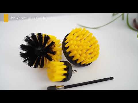 WRS-DS19 9 in 1 Electric Drill Crevice Cleaning Brushes Car Wash Tools Set(9pcs/set) - YouTube Video