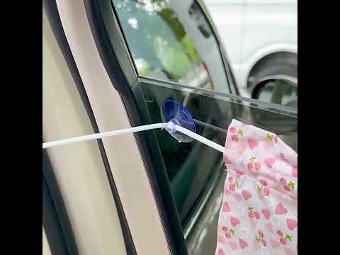 Car Heat Insulation Blackout Cartoon Cotton Sunshade(Rabbit) - YouTube Video