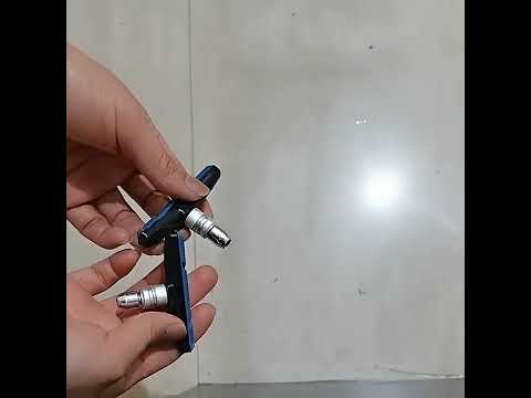 2 Pairs Silent V-brake Bicycle Brake Shoes, Color: Black - YouTube Video