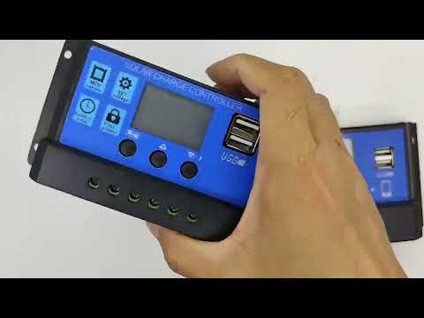 Street Lamp Smart Lighting Charging Solar Controller, Model: RBL-10A - YouTube Video