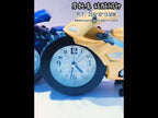 Creative Artistic Motorcycle Alarm Clock Desk Clock Model for Household Shelf Decorations (Red) - YouTube Video
