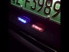 Solar-Powered Car Crash Warning Lights Flashing Taillights(10 LEDs Colorful) - YouTube Video