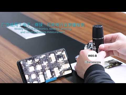 50X-1000X Wireless WIFI Connection LED Light Portable Digital Microscope, Specification: W05 - YouTube Video