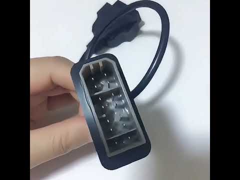 ELM327 OBDII 16 Pin to 16 Pin Bluetooth Car Diagnostic Cable, Length: 1.5m(Black) - YouTube Video