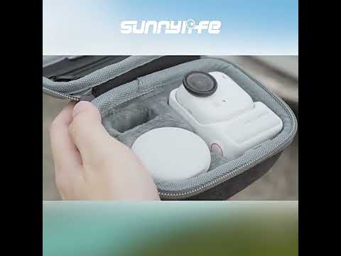 For Insta360 GO Ultra Sunnylife Standard Portable Protective Box Storage Bag (Black) - YouTube Video