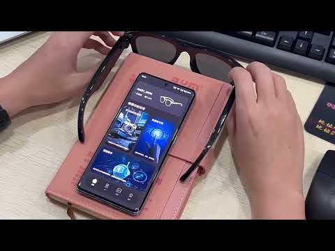W300 Smart Glasses, Support UV Ultraviolet Detection / AI Intelligent Translation / Bluetooth Calling(Black) - YouTube Video
