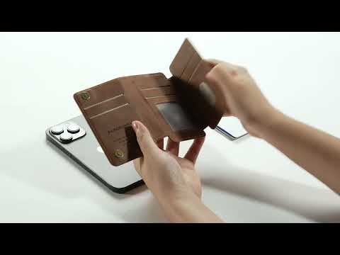 MAGKING K3 Pro Series MagSafe RFID Card Bag(Brown) - YouTube Video