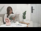 BD-MM1 Cat Shape Household Desktop Rechargeable Spray Humidifier Fan (Pink) - YouTube Video